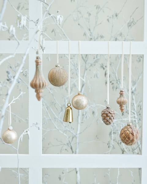 Exclusive Christmas decorations in gold - Lene Bjerre