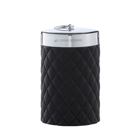 Portia jar H14 cm. black