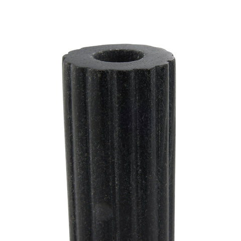 Eliana candlestick 12.5x4.5 cm. black marble