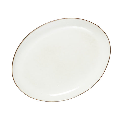 Amera dinner plate 29x22.5 cm. white sands