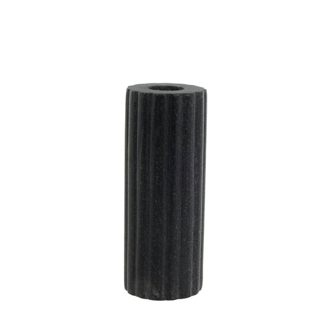 Eliana candlestick 12.5x4.5 cm. black marble
