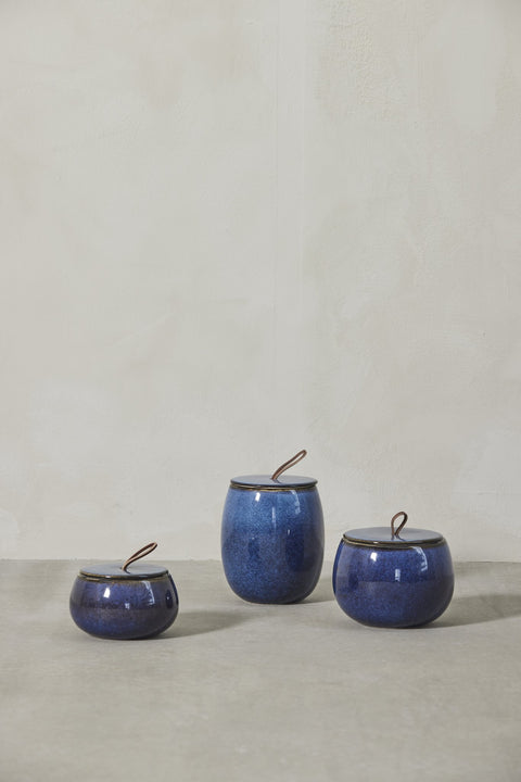 Amera jar 16 cm Blue