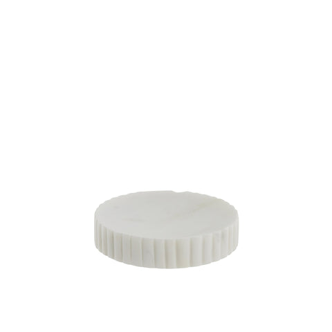 Eliana soap dish Ø12cm. white