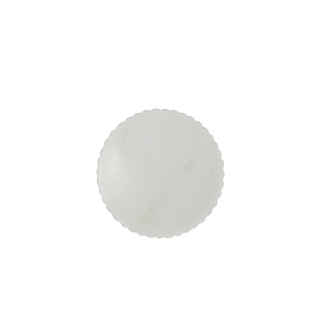 Eliana soap dish Ø12cm. white