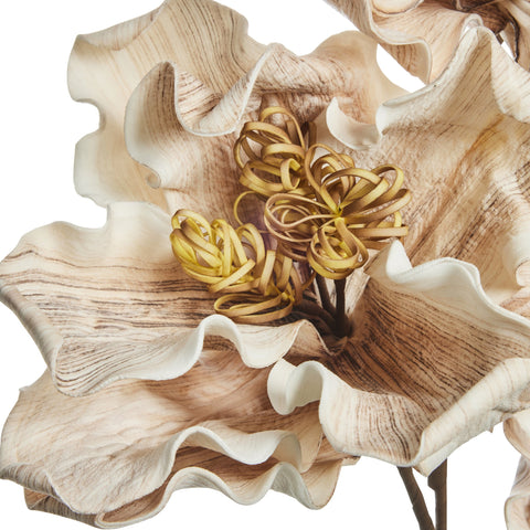 Happia foam flower linen H20 cm