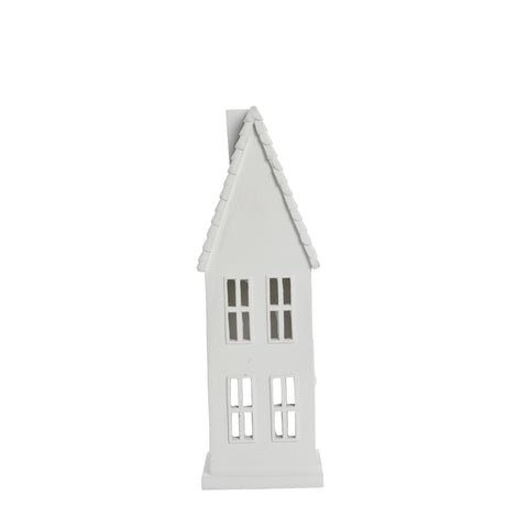 Seholia decoration house H28 cm. white