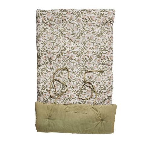 Ivy mattress sage green 120x60 cm