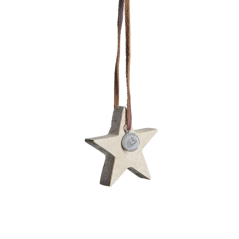 Elina decoration linen, Travertine 6.5X6.5 H1.5