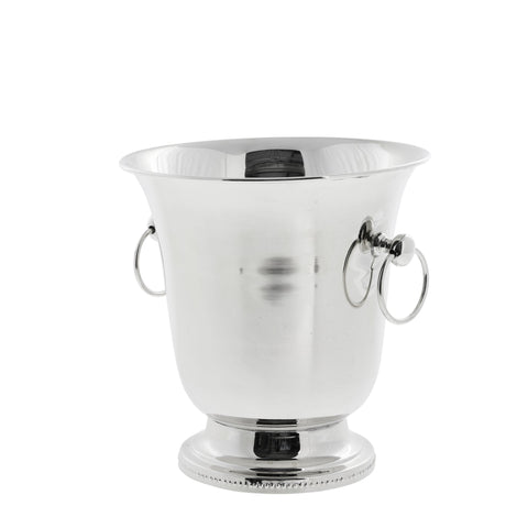 Sigrid wine cooler silver brass H24 cm