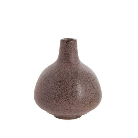Helene vase rose tan ceramics H9 cm