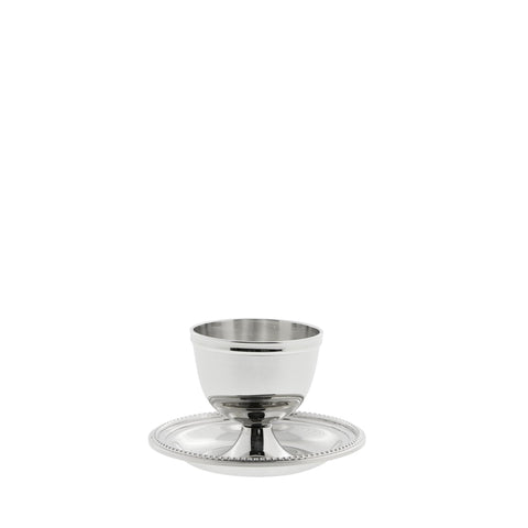 Sigrid egg cup silver brass H10 cm