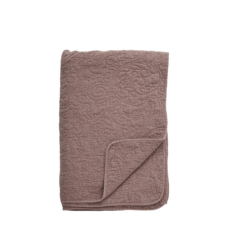 Isabelle bedspread 260x240 cm. rose tan