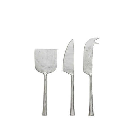 Demilla 3 pcs. cheese knife set silver