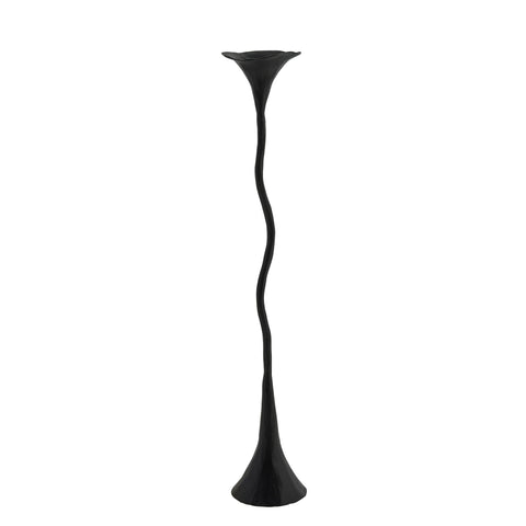 Cala candlestick H42 cm. black