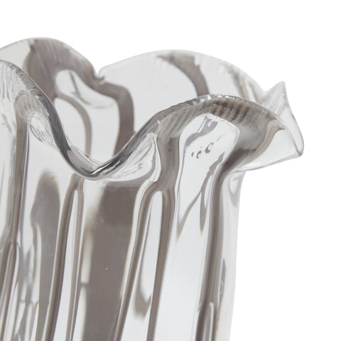 Alberta vase H18 cm. clear