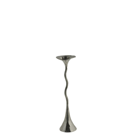 Cala candlestick H27 cm. silver