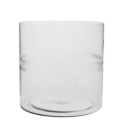Carla vase H30 cm. clear