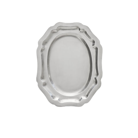Philine tray H1.5 cm. silver