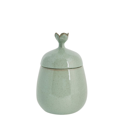 Helinna jar H22 cm. sage green