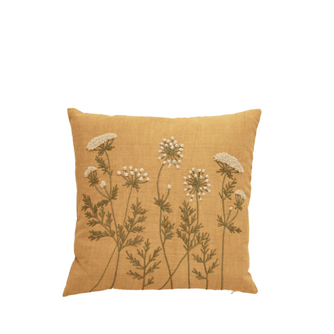 Emilde cushion cover 50x50 cm. ochre