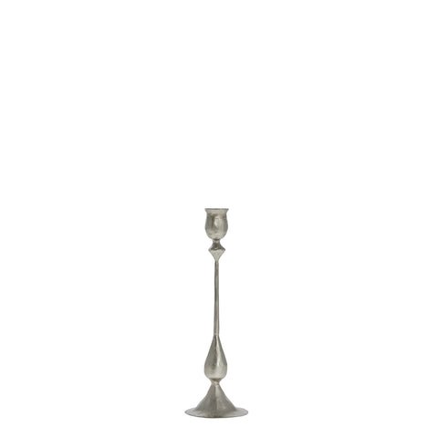 Ingrid candlestick H27 cm. silver
