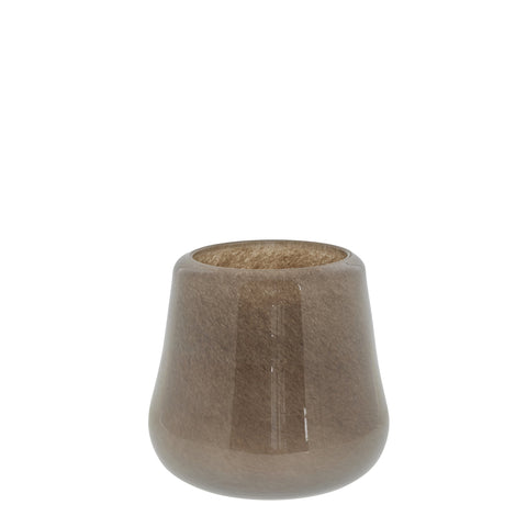 Josefine vase H20.5 cm. taupe