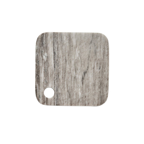 Elina chopping board 20x20 cm. dark linen