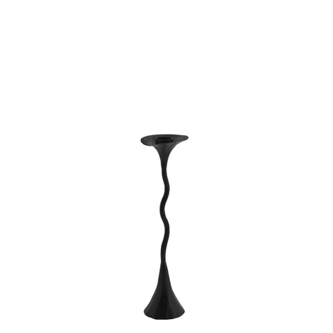 Cala candlestick H27 cm. black