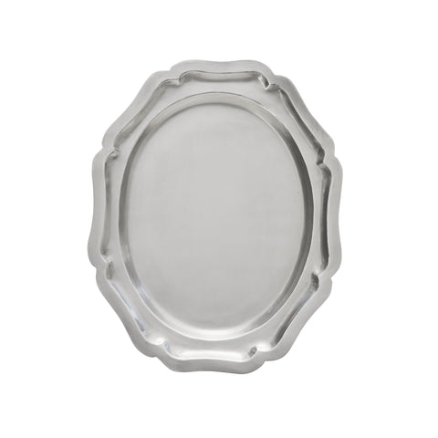 Philine tray H2 cm. silver