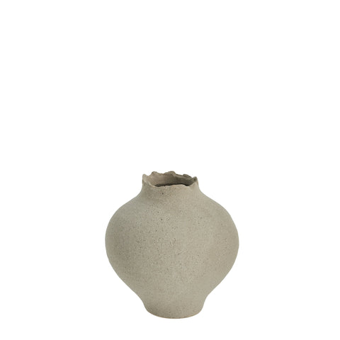 Hesille vase H16.5 cm. linen