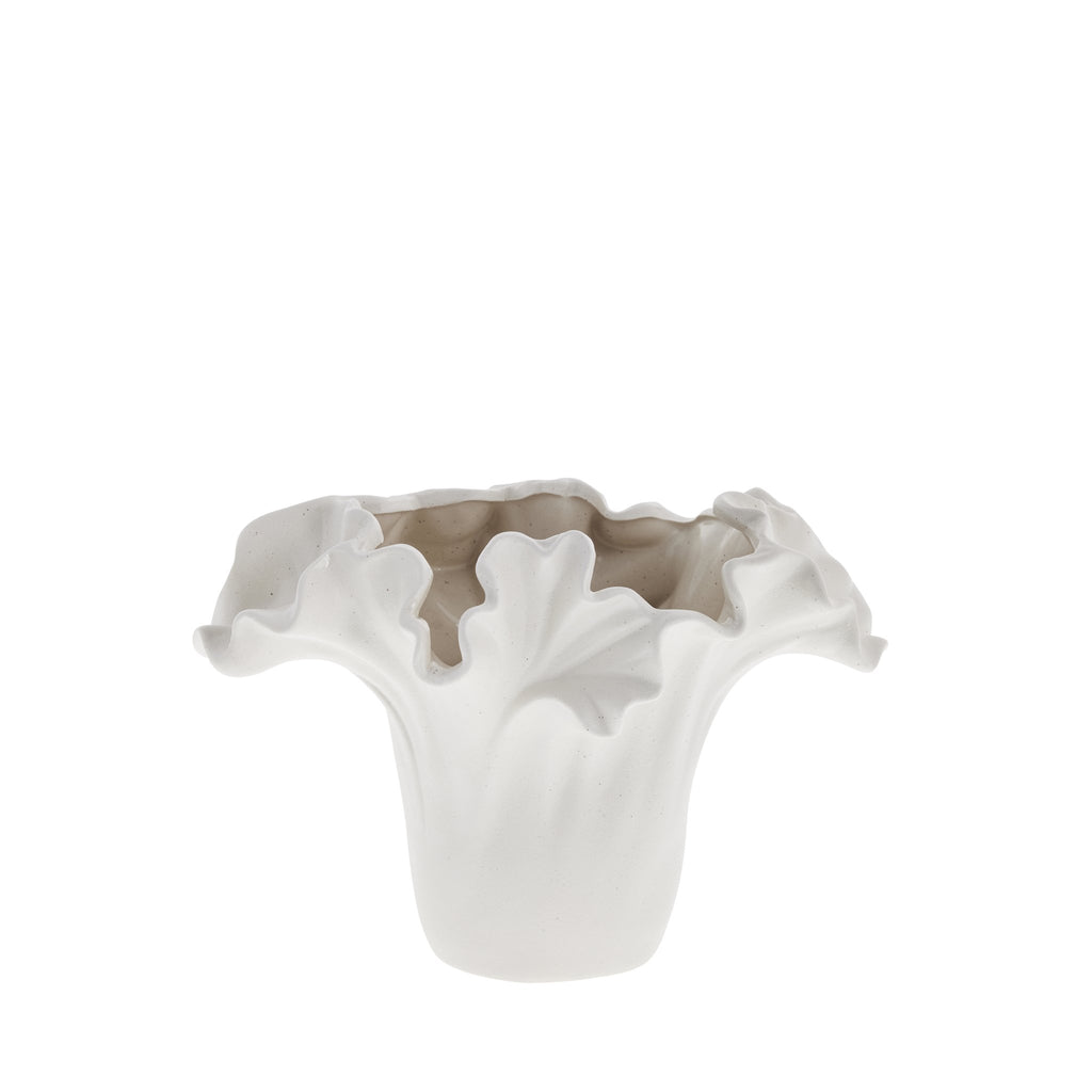 Isolde vase H17.4 cm. white – Lene Bjerre Design INT