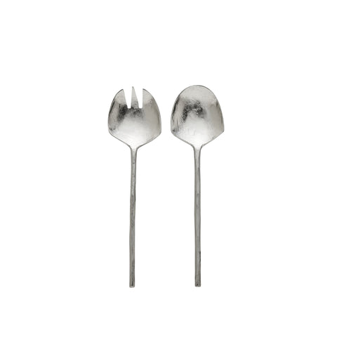 Demilla 2 pcs. salad servers 20 cm silver