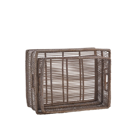 Norah basket set set nature - 2 pcs.