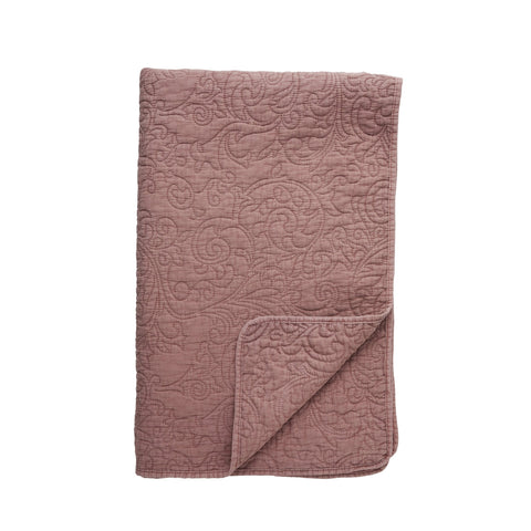 Isabelle throw rose tan 170x130 cm