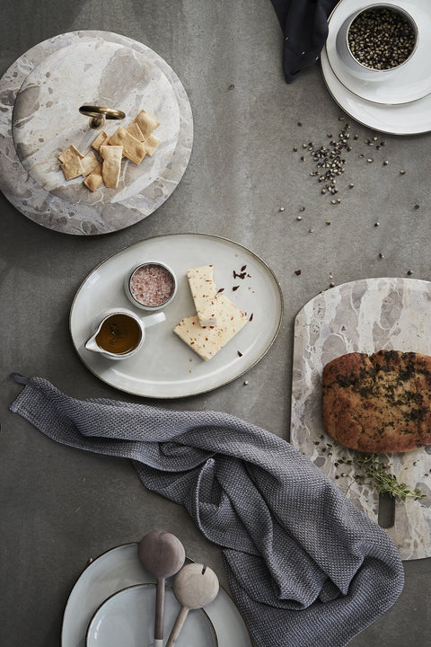 Amera tray 34x27 cm. white sands