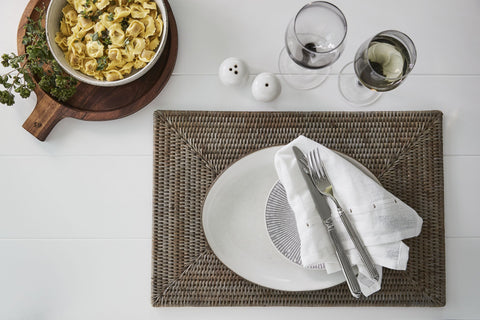 Amera dinner plate 29x22.5 cm. white sands