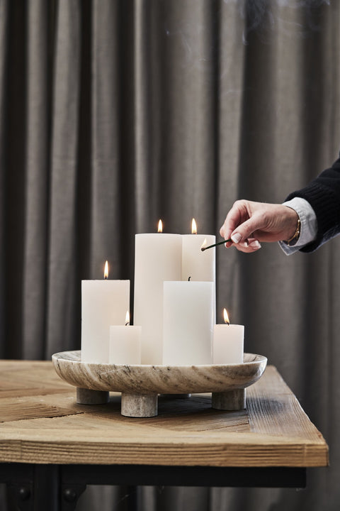 Esille tray Ø32 cm. dark linen