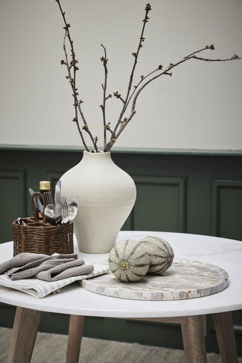 Hesille vase H32 cm. linen