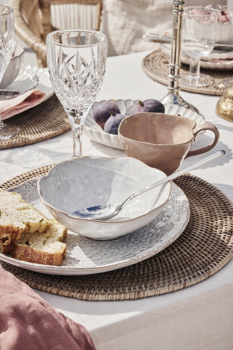 Camille tray 22.5x15.5 cm. off white