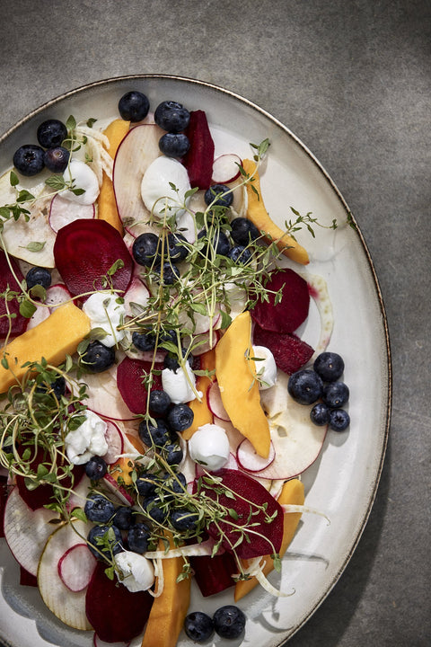 Amera tray 34x27 cm. white sands