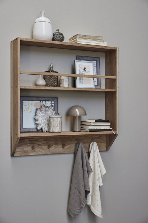 Ellie shelf H80 cm. oak
