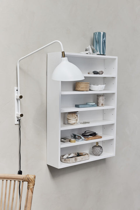 Shella decoration 14.5x12 cm. white