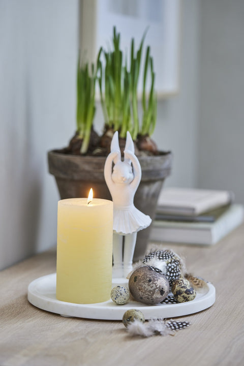 Ellia tray Ø25 cm. white