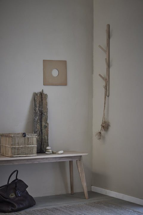 Ellie coat rack H75 cm. White wash
