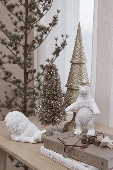 Sebina decoration white/, Polyresin 13X10.2 H20.5