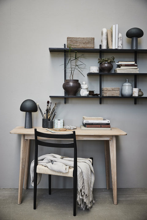 Nellie portable LED lamp H33 cm. dark grey