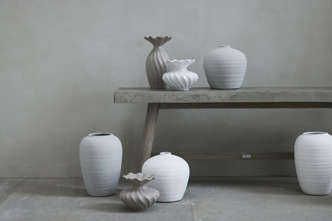 Susille vase Ø16.5X14 cm, White