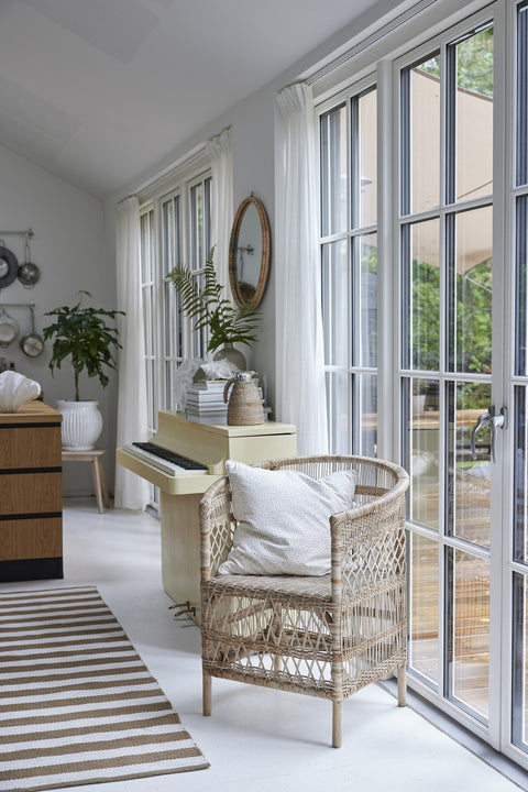 Riselle mirror Ø60 cm. nature