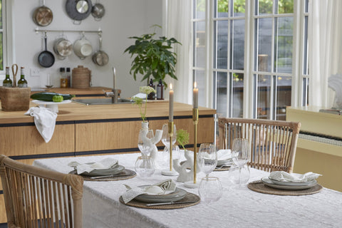 Norah utensil holder 19.5x19.5 cm. nature