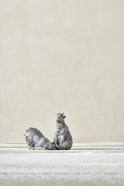 Sebina Royal Ice Bear H20 cm. antique silver